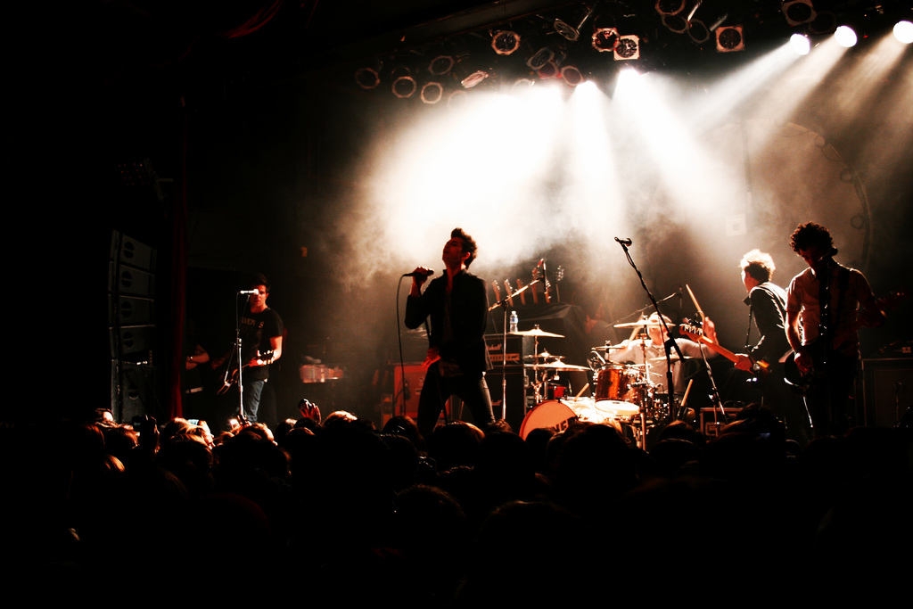 crowd at concert